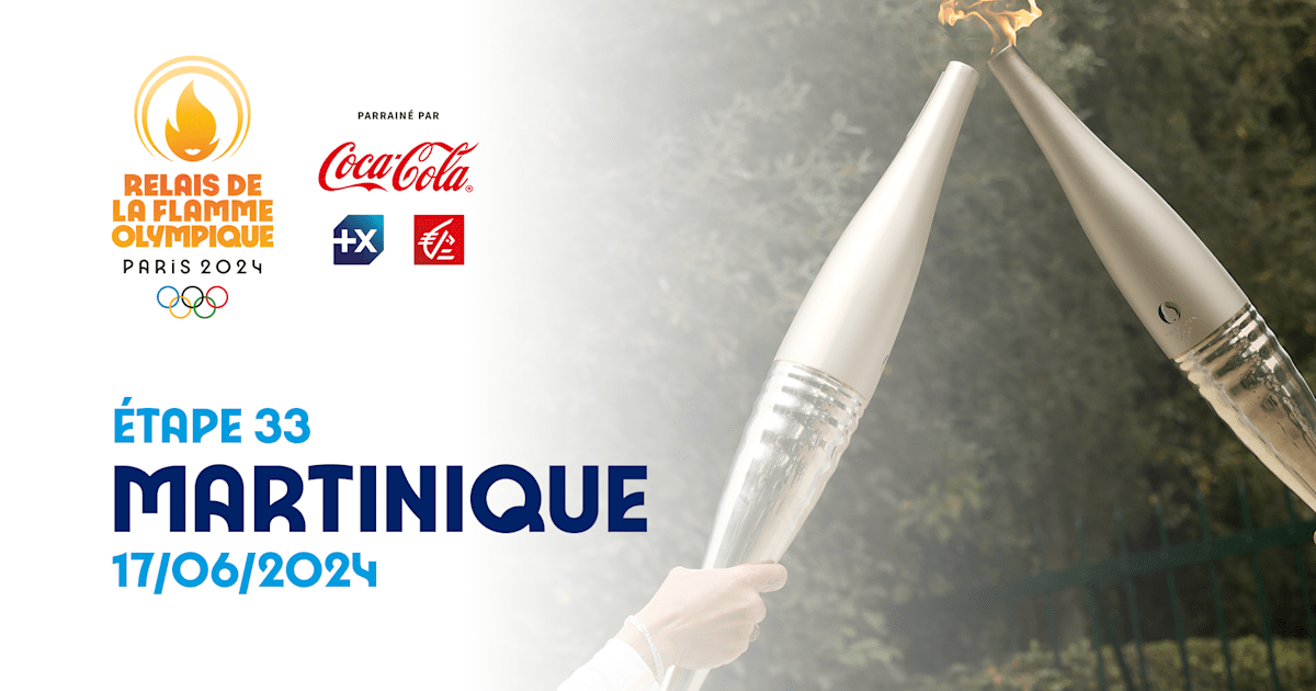 Olympic Torch Relay Stage 33 Martinique Olympic Games Paris 2024