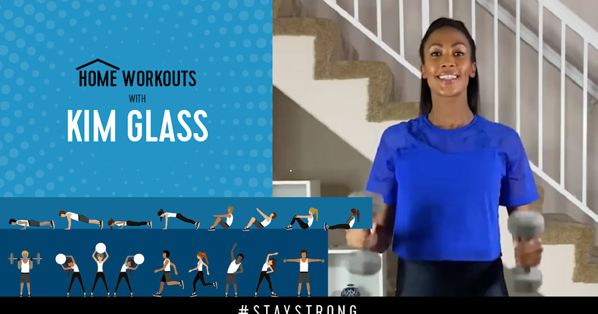 Home Workout with Kim Glass 20 minute full body workout