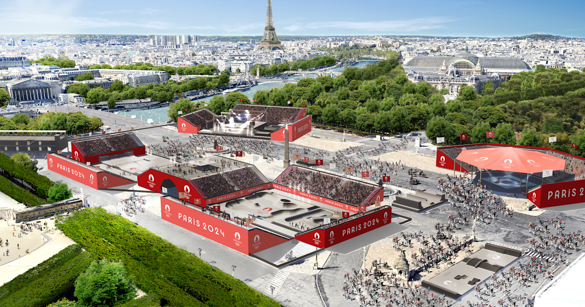 Paris 2024 reveals design for urban park venue in Place de la Concorde