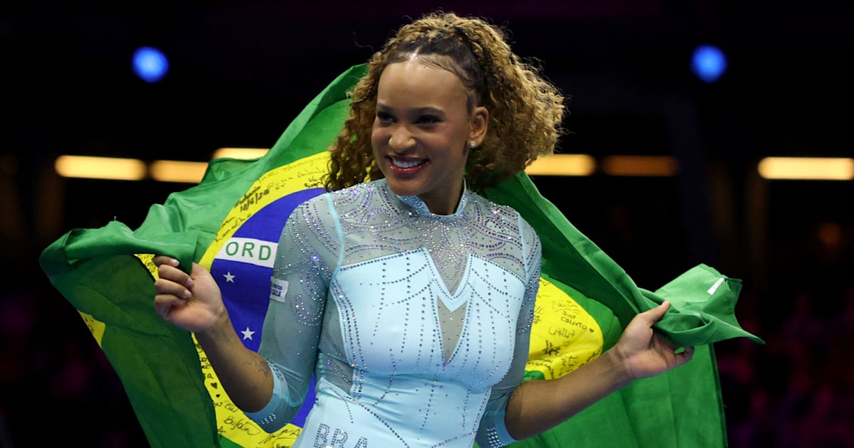 2026 Gymnastics Worlds: Rebeca Andrade wins vault gold in her return