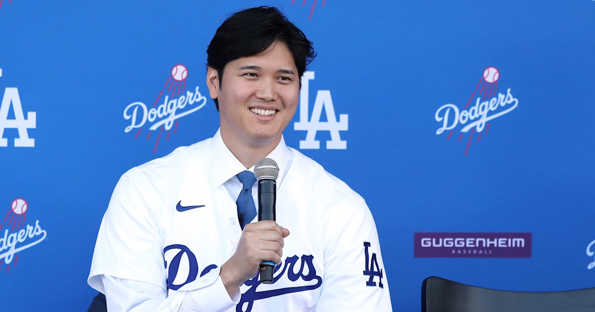 ※ラスト1点 大谷翔平　ドジャース ロサンゼルスタイムズ　ドジャース入団会見記念 ラスト1点 大谷翔平 ドジャース ロサンゼルスタイムズ