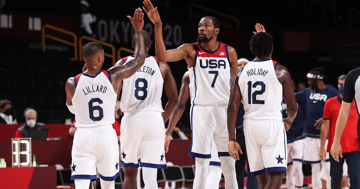 Olympic men's basketball quarterfinals set, U.S. will meet Spain