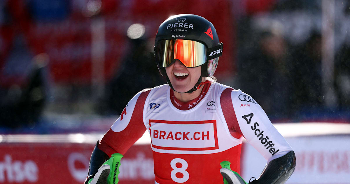 Cornelia Hütter Edges Gut-Behrami to Win St. Moritz Super-G