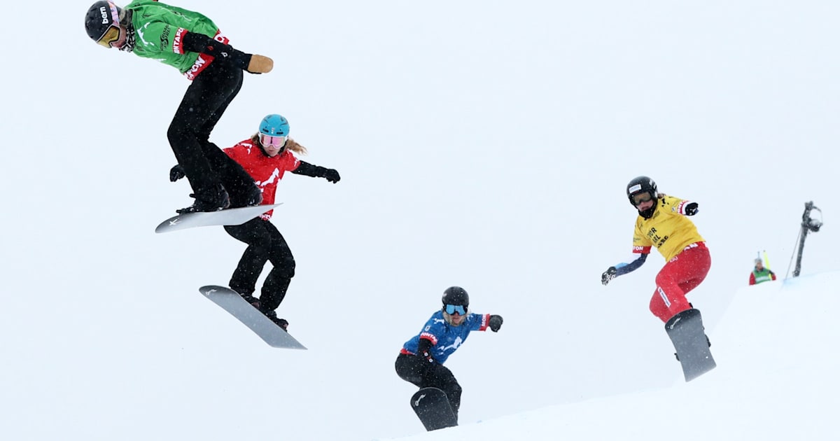 winter olympic snowboarding