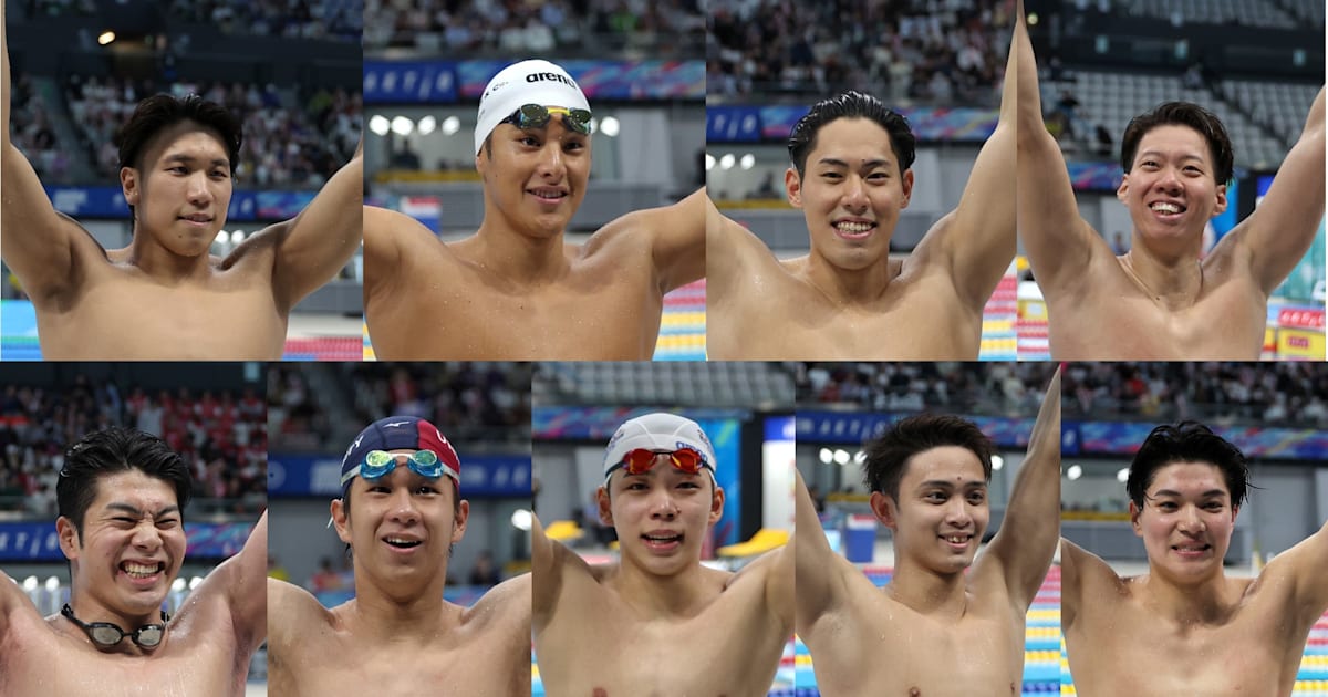 非売品) 水泳 競泳 日本代表 パリ五輪 支給品 チームポロシャツ 競泳男子・パリ2024 日本代表メンバー14選手を一挙紹介！