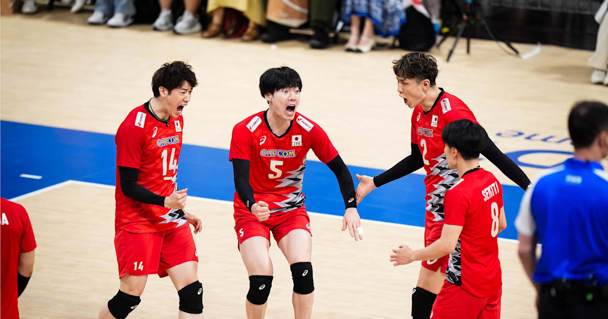 バレーボール男子日本代表vsフランス丨放送予定一覧！テレビ・ネット中継・ライブ配信／ネーションズリーグ2024