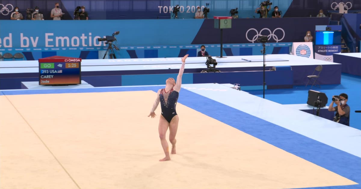メダル獲得の瞬間 | 東京2020：体操競技 - J・キャリー (USA)