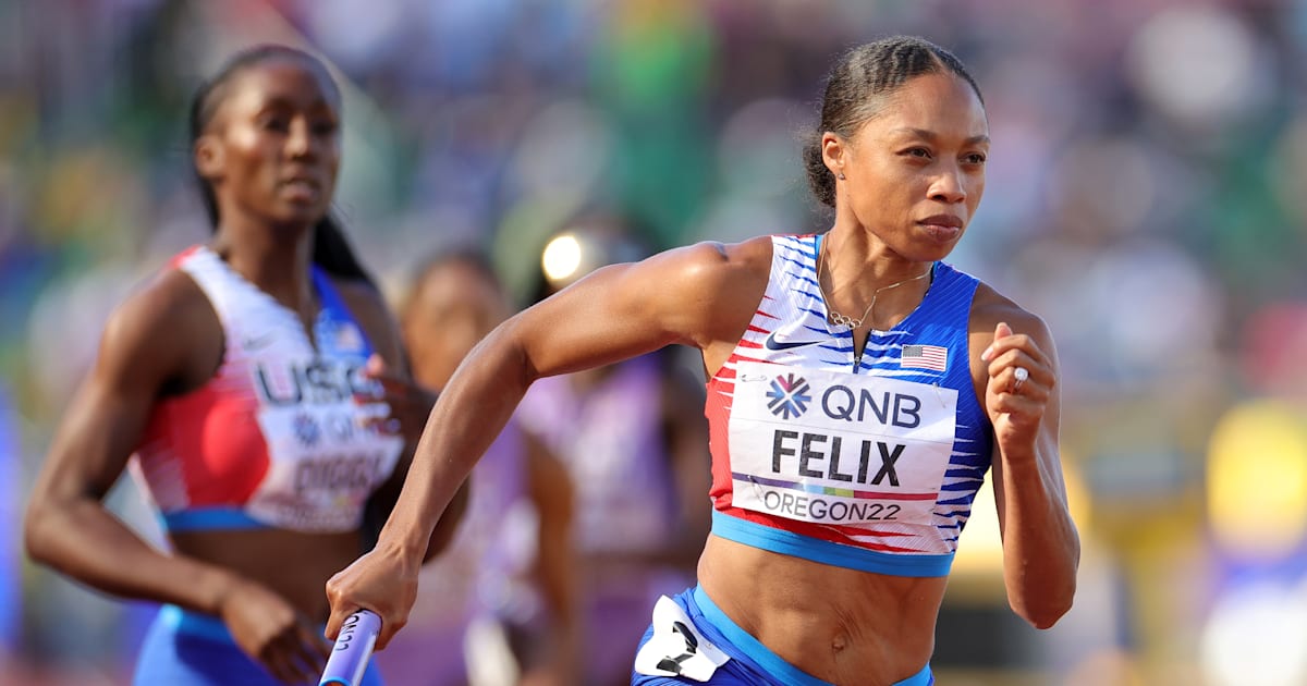 World track and field championships 2022: Allyson Felix returns from ...