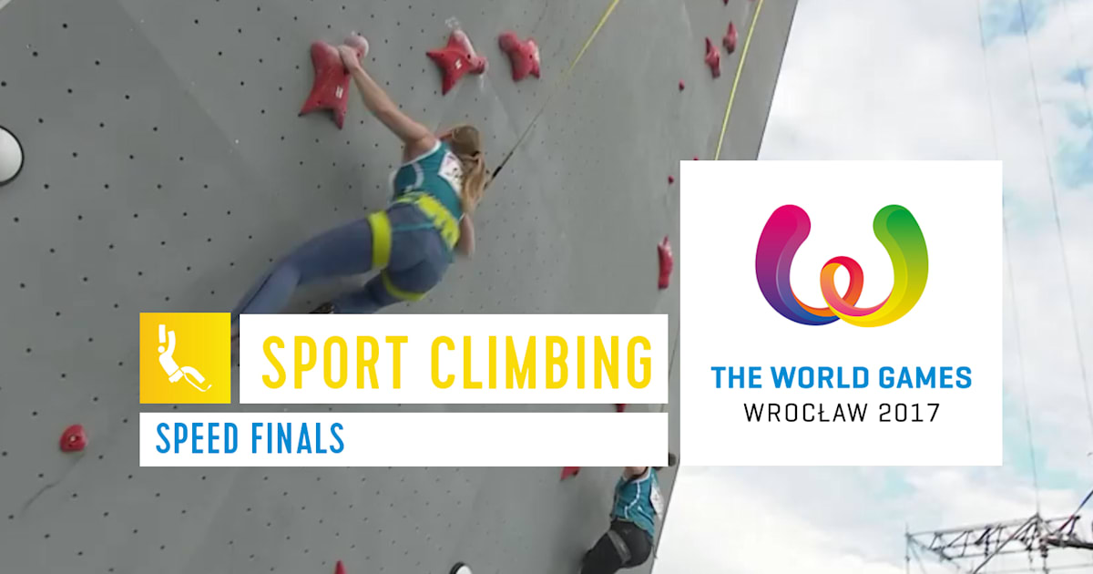 Escalada deportiva Finales de velocidad Juegos Mundiales de Breslavia