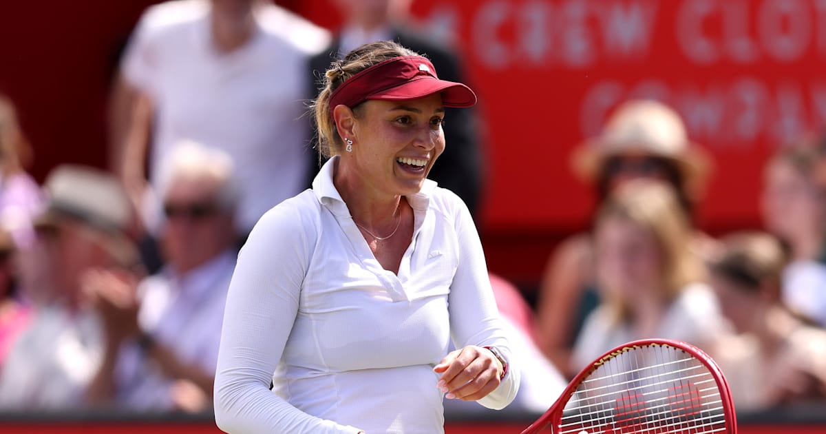 Vekic denies Raducanu dream title at Queen's Club