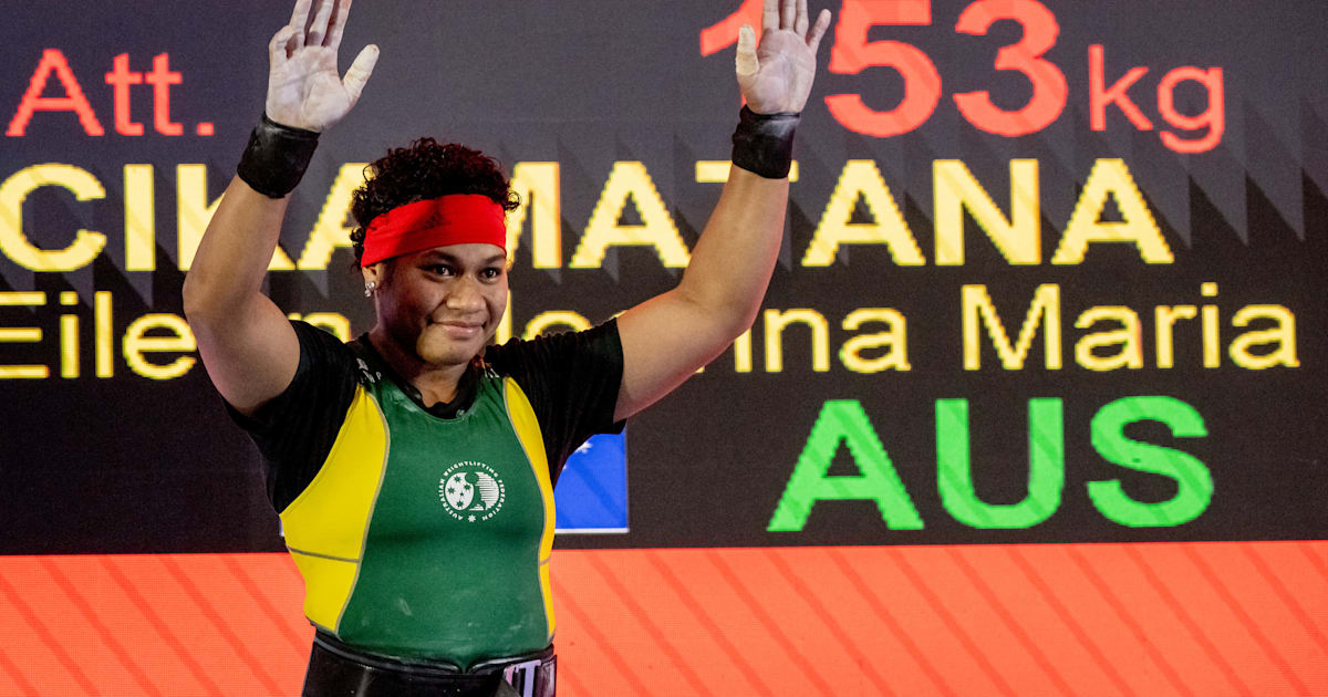 IWF World Cup 2024 Eileen Cikamatana wins bronze medal