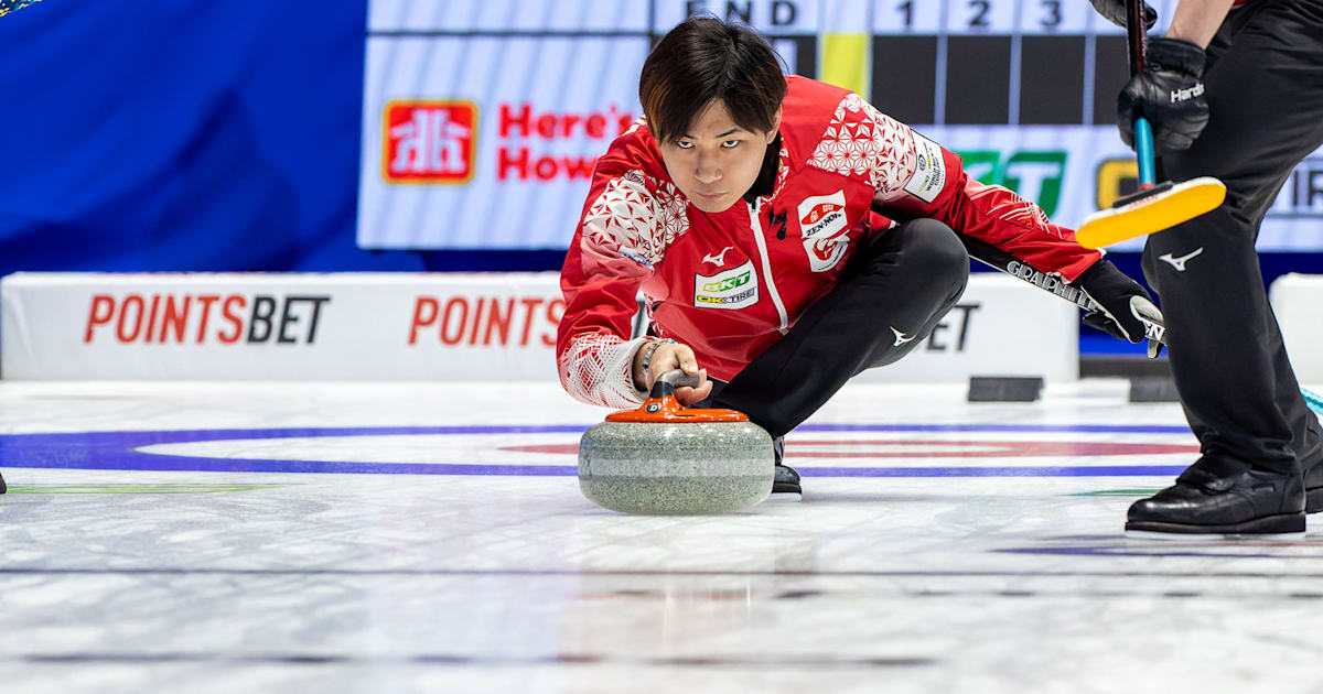 日本代表、5勝7敗の7位で敗退┃世界男子カーリング選手権2023 日本代表、5勝7敗の7位で敗退┃世界男子カーリング選手権2023