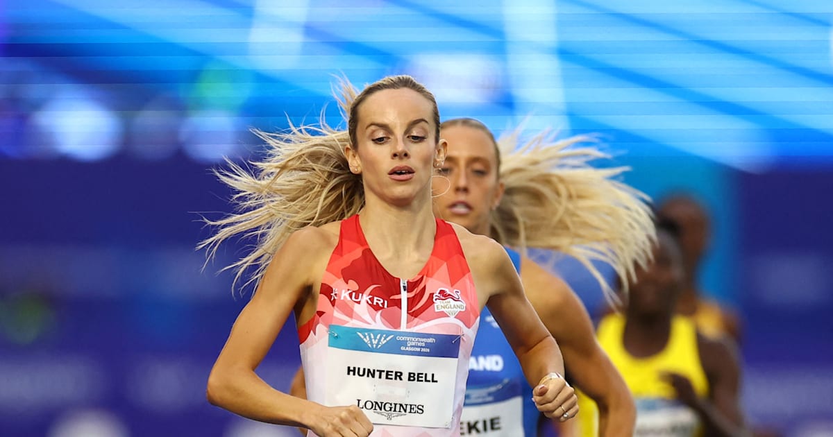 Glasgow 2026 Commonwealth Games: Georgia Hunter Bell beats the world champion to 800m gold