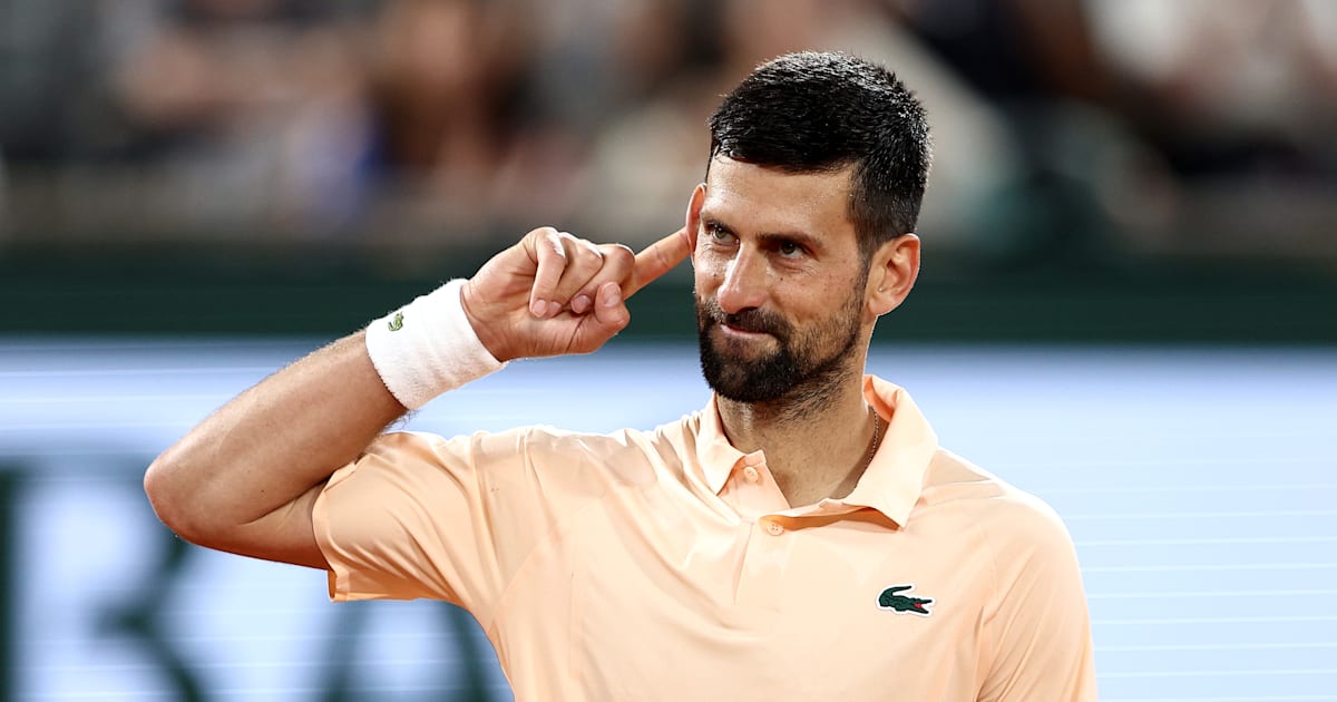 French Open 2026: Novak Djokovic battles past Giovanni Mpetshi Perricard in four sets