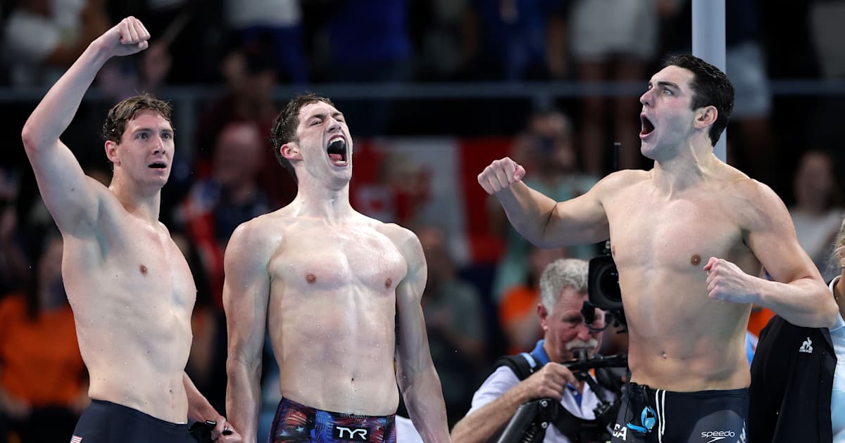 Olympic Male Swimmers USA Evolution and Success