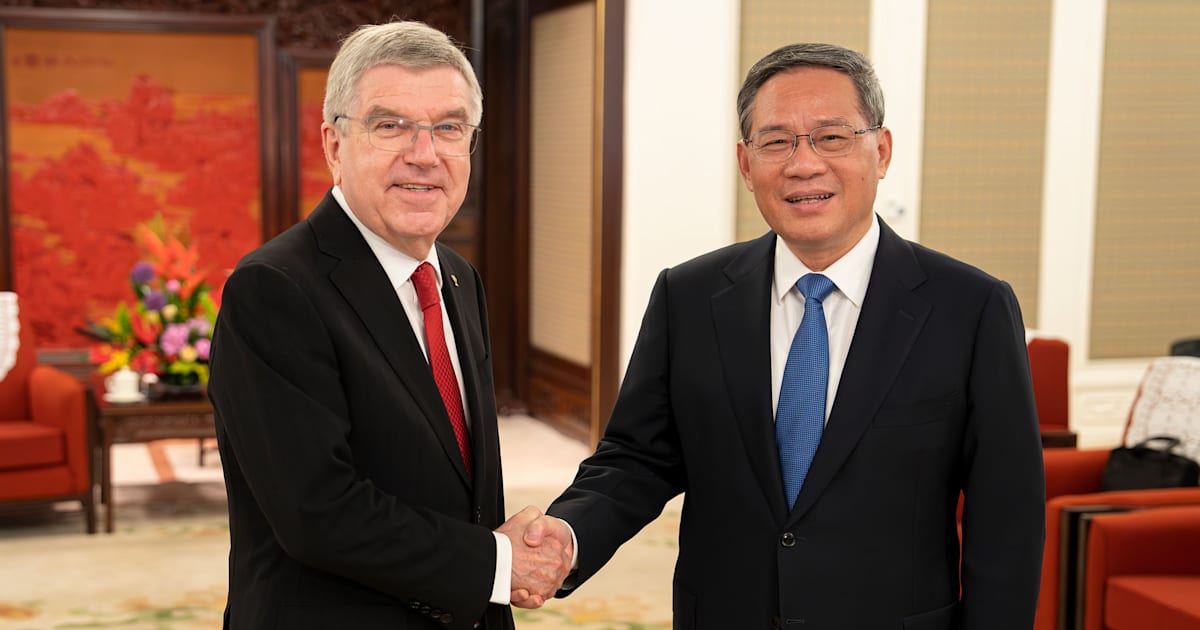 IOC President Bach meets China’s Premier Li Qiang