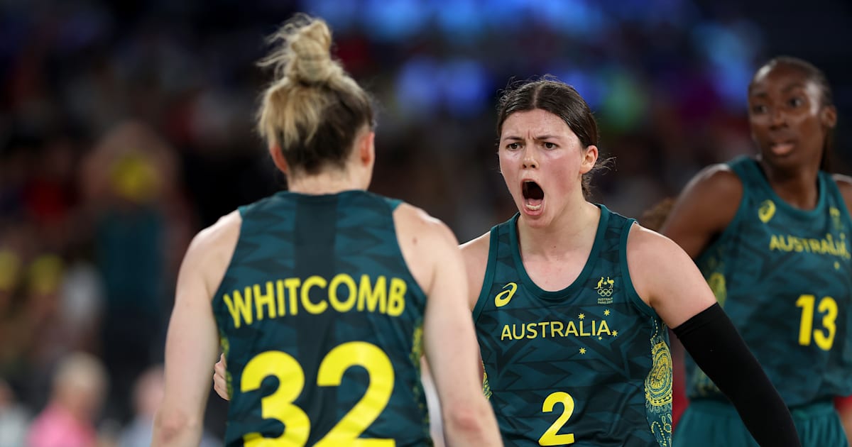 Paris 2024 women's basketball Australia beat Belgium in thriller to