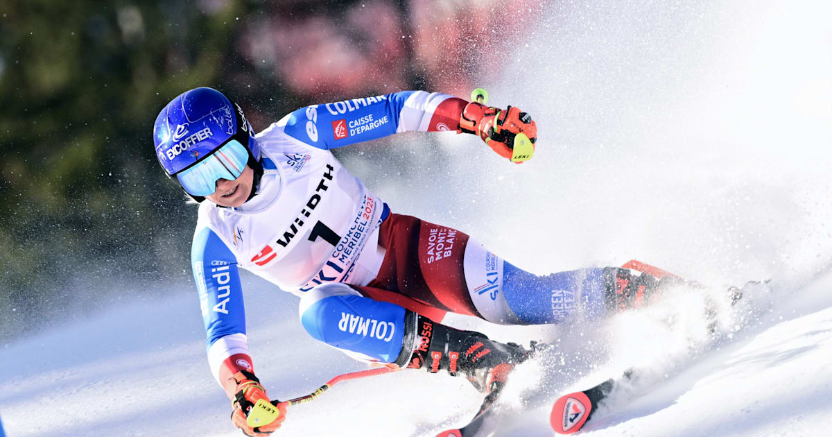 Championnats du monde de ski alpin Géant femmes Tessa Worley chute