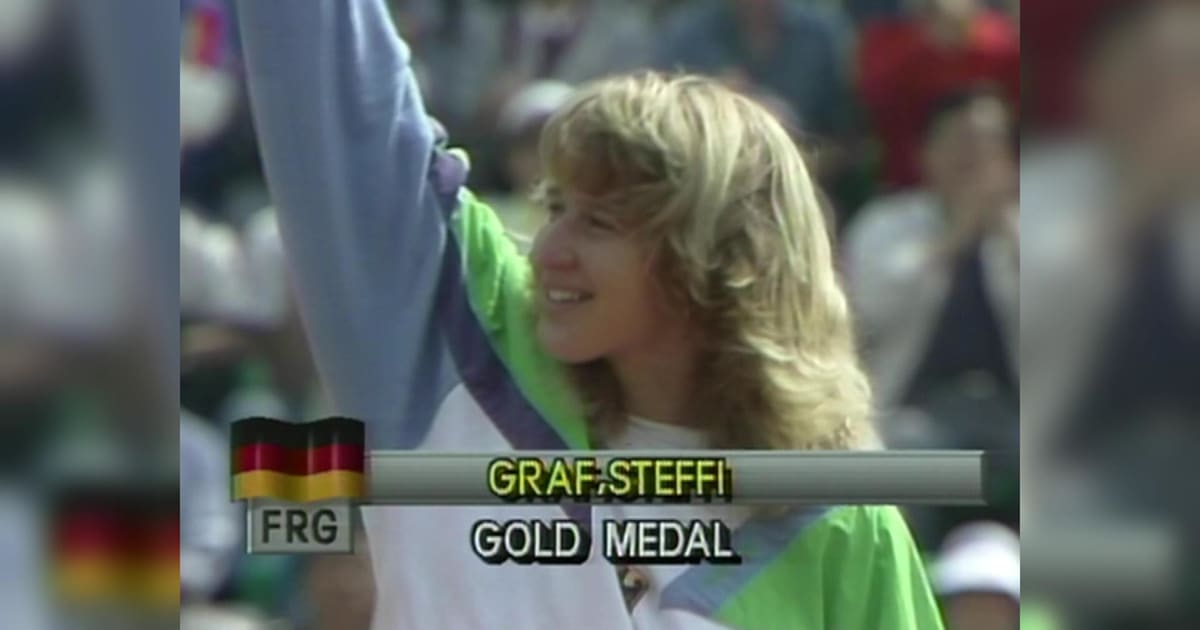 Steffi Graf Wins The Golden Slam At Seoul 1988