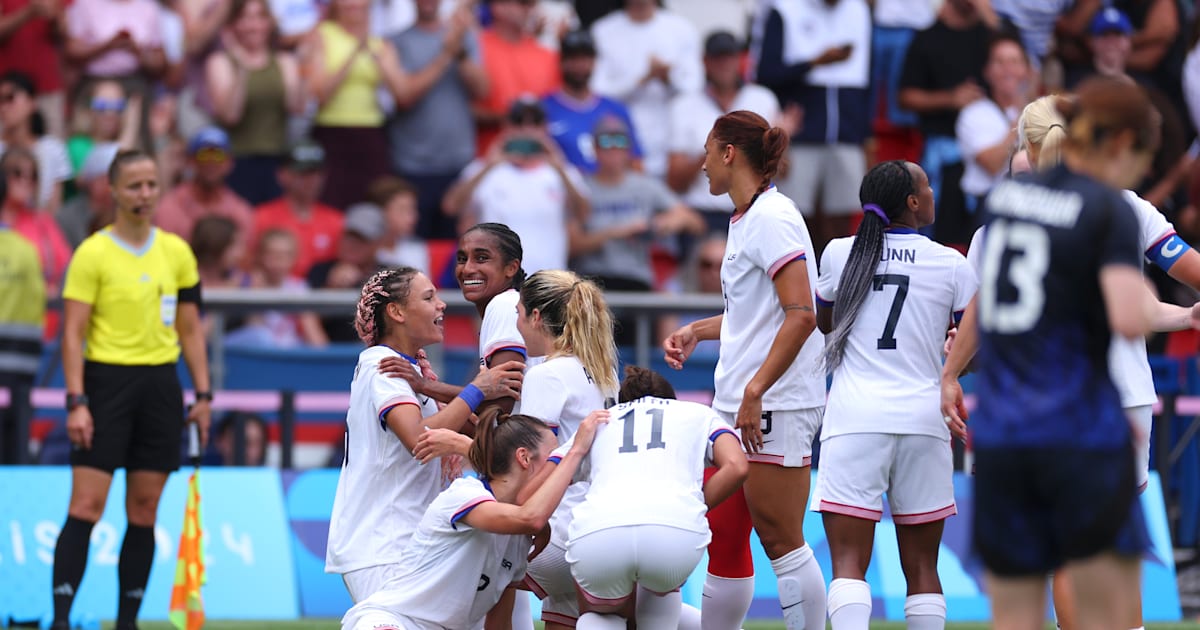 Soccer: Trinity Rodman's moment of magic ushers the USWNT into women's football semi-finals at Paris 2024