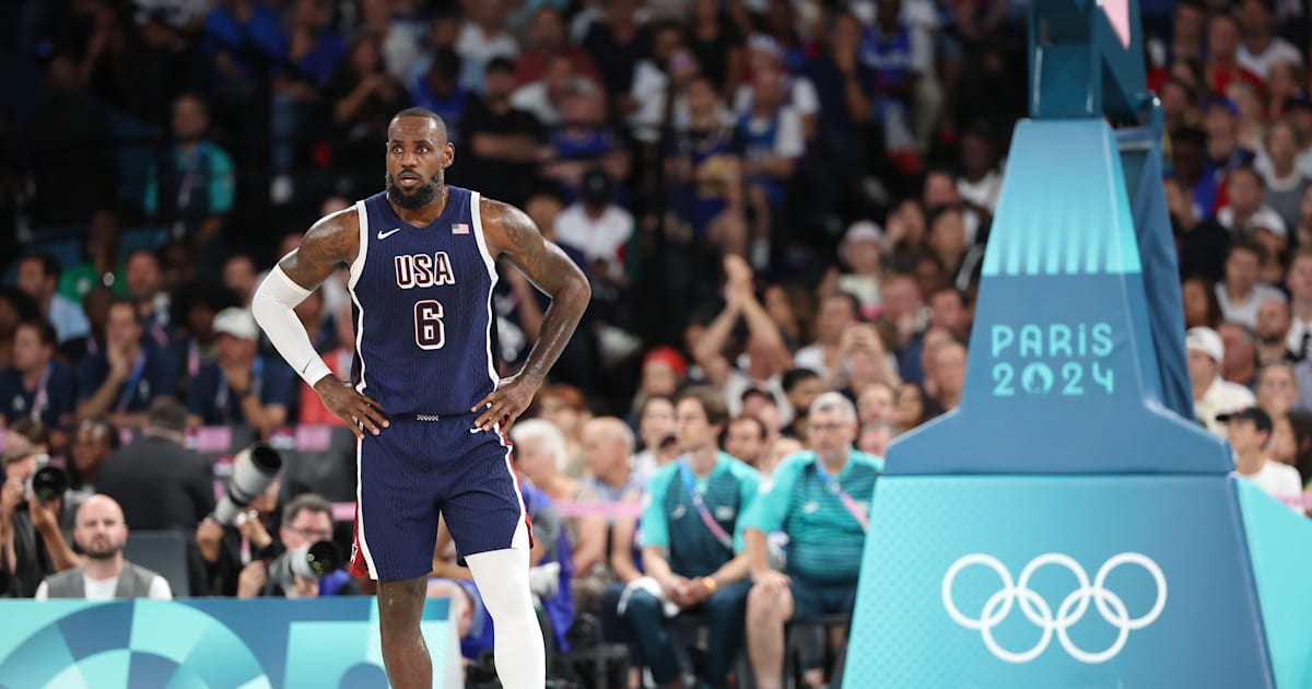 France v Team USA Paris 2024 men’s basketball final in pictures