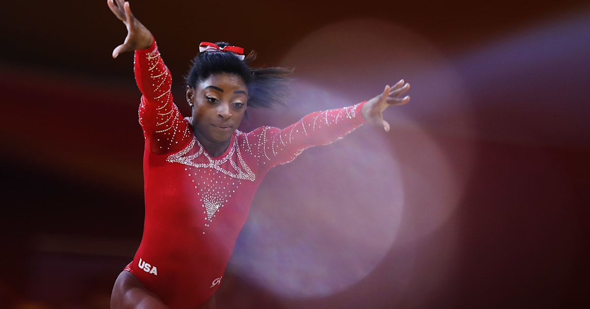 Simone Biles wins fourth floor gold, Zou Jingyuan sublime on parallel bars