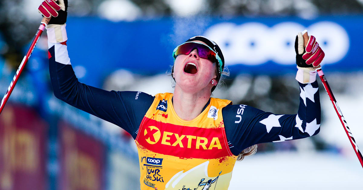 Jessie Diggins crowned crosscountry overall World Cup champion