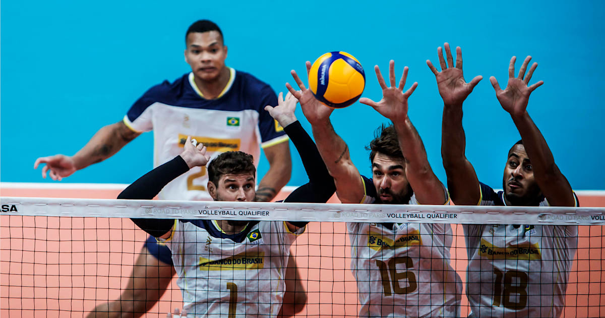 Brasilien erhält den Schwung von Deutschland und steht bei den vorolympischen Herren-Volleyballspielen 2023 unter Druck