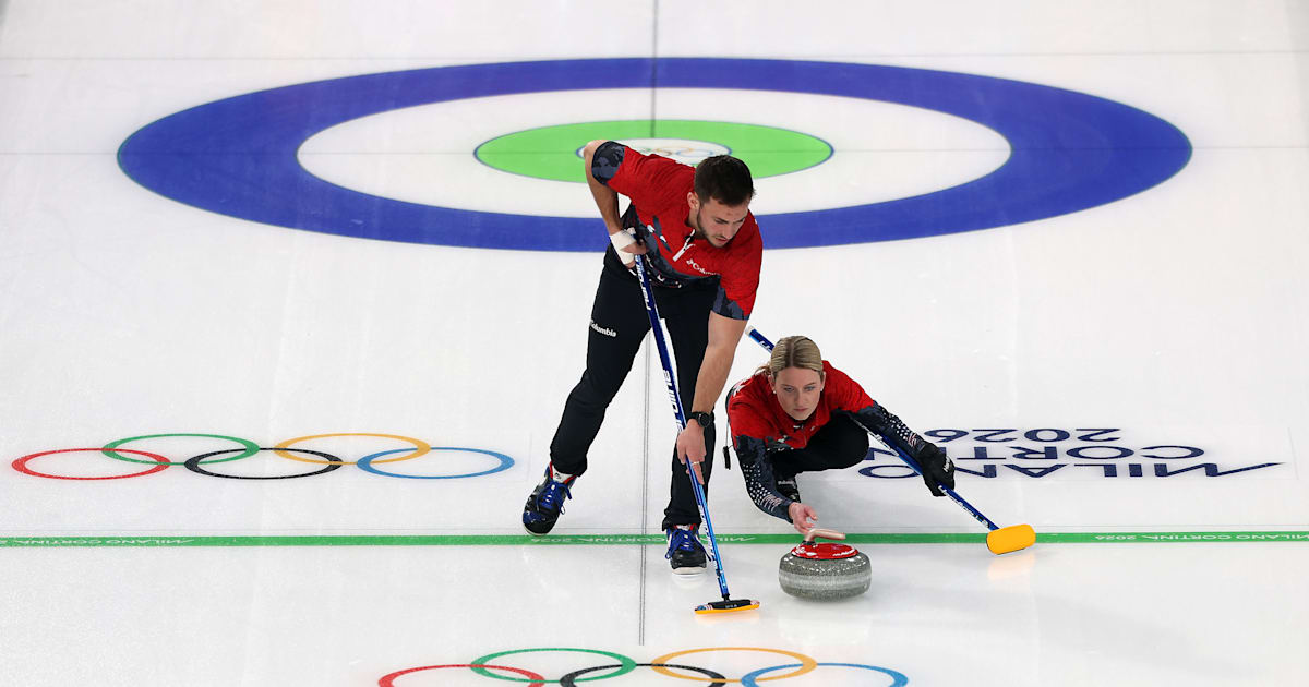 SWE-USA - Mixed Doubles - Round Robin Session 12 - Curling | Milano ...