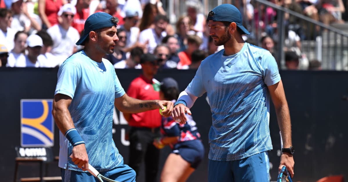 Bolelli Vavassori · Roland Garros 2024, guião na final para Marcelo Arevalo e Mate Pavic