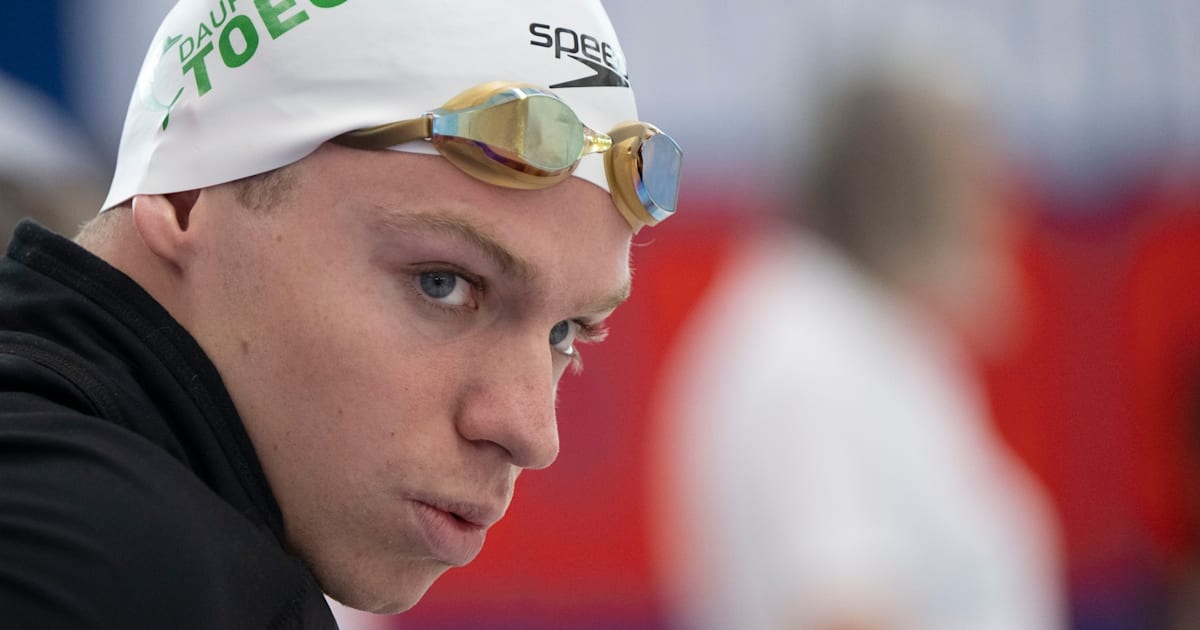 地元の英雄レオン・マルシャンがフランスオリンピック選考会で優勝し、パリ2024の出場権を獲得