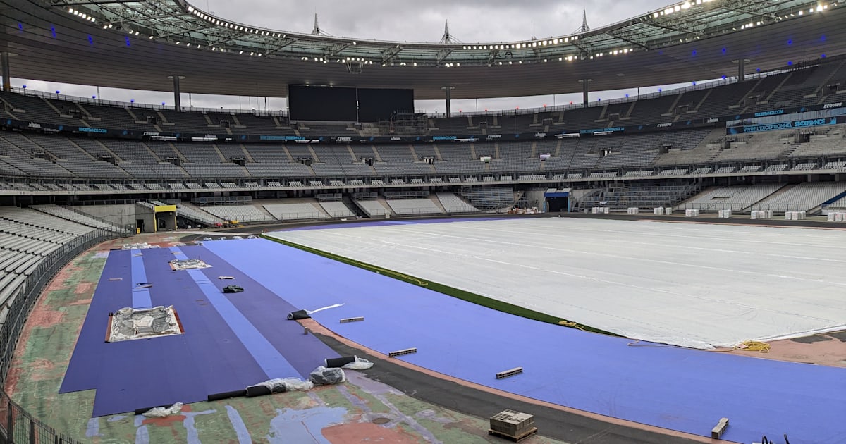 Le Stade de France prépare un traitement piste violette pour les sportifs