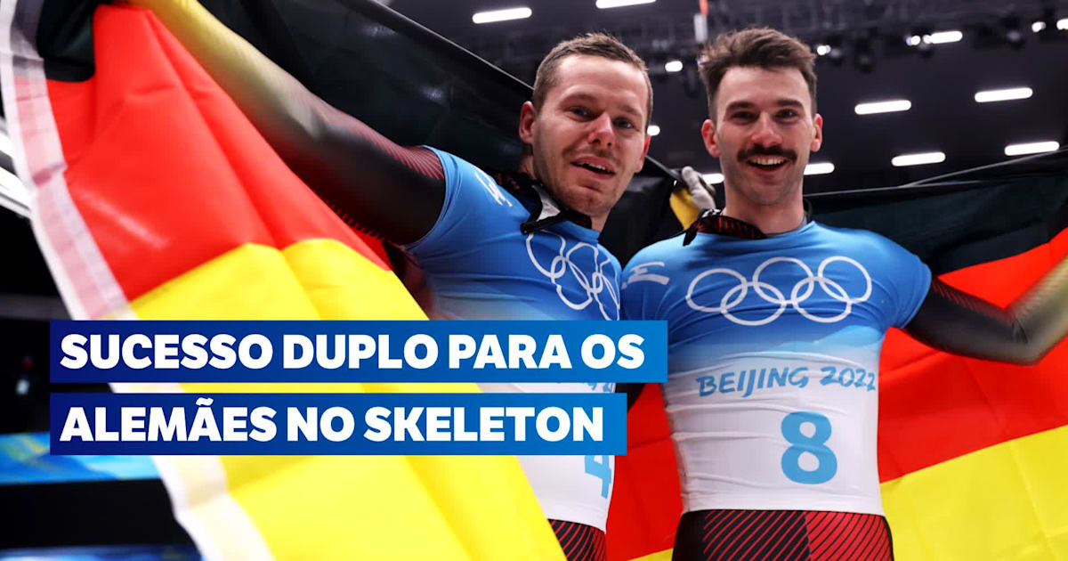 Destaques da final do skeleton masculino em Beijing 2022