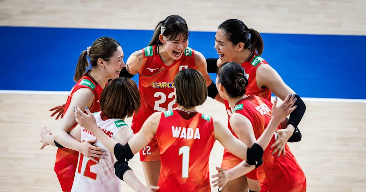 バレーボール女子日本代表フルセットの激闘制しセルビアに勝利！石川真 