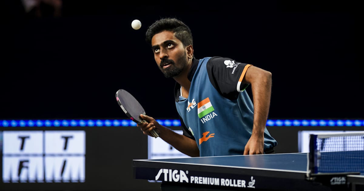 WTT Star Contender Goa 2024 table tennis G Sathiyan knocked out in