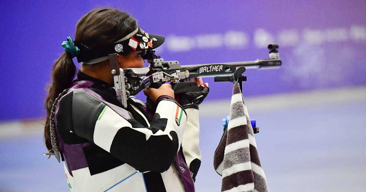 ISSF World Championships 2023 Baku Sift Kaur Samra secures Paris 2024