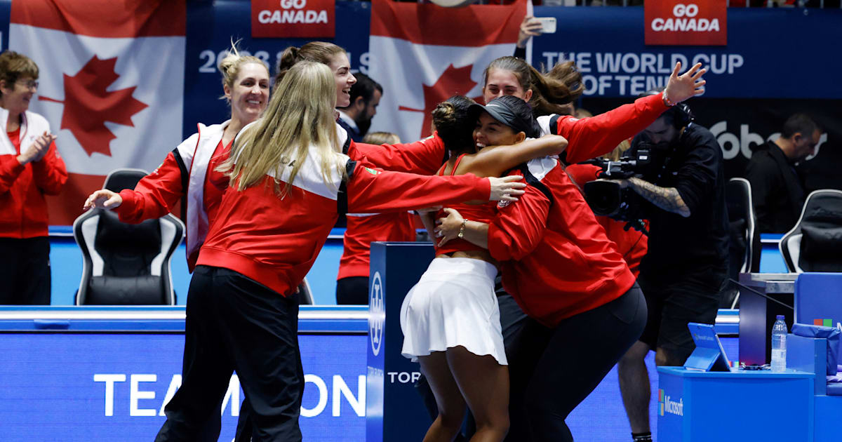 Billie Jean King Cup 2023: Canada beat Italy to clinch first women&rsquo;s tennis team world crown