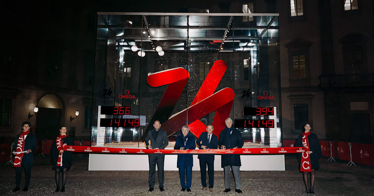 OMEGA unveils Countdown Clock to mark one year to go until Milano ...