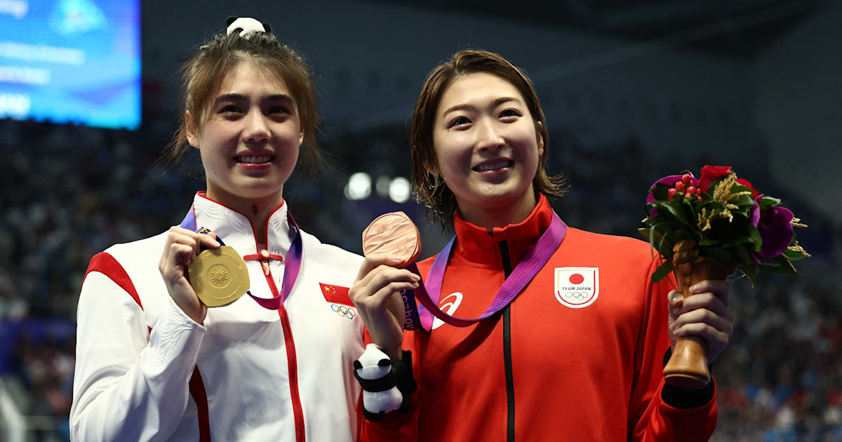 Beautiful Chinese female athlete wins gold medal at 2023 National