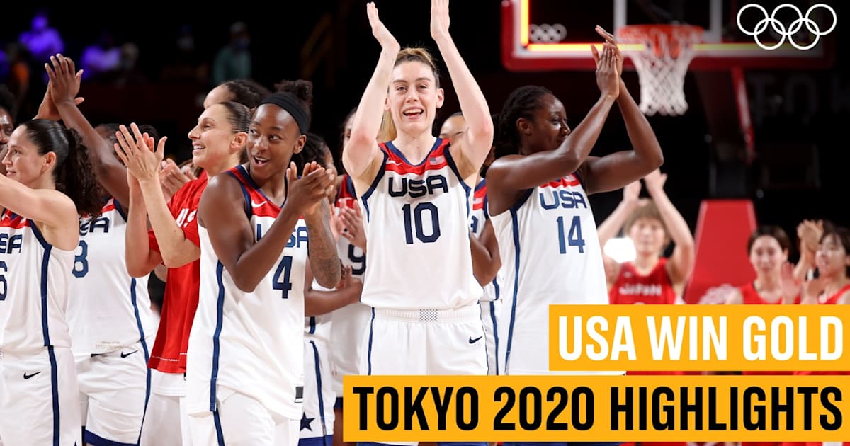 Basketball Tokyo 2020 USA beat Japan, win gold