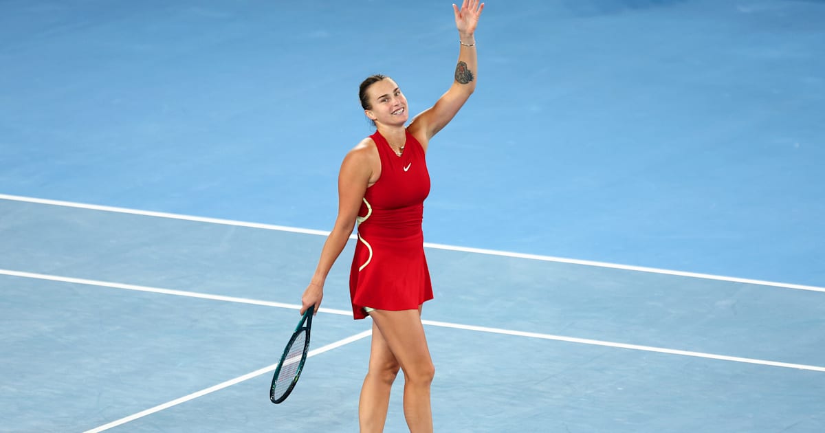 Tennis, Australian Open 2024 Defending champion Aryna Sabalenka edges