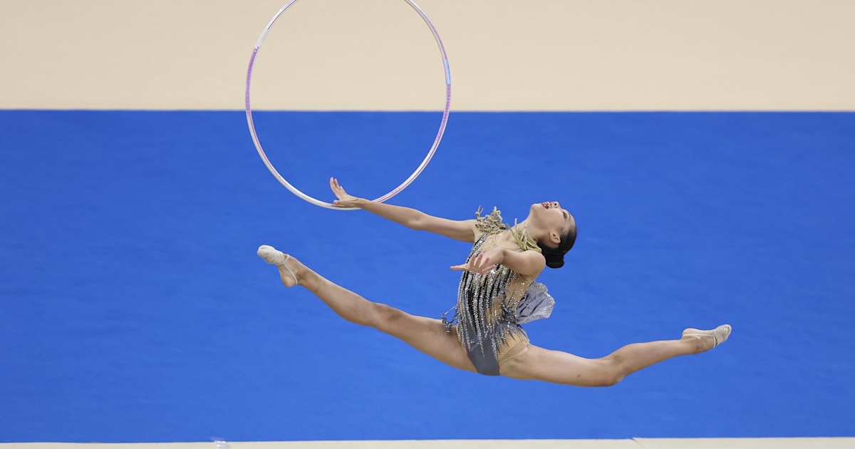 Rhythmische Sportgymnastik OlympiaQualifikation Einzel Reifen und