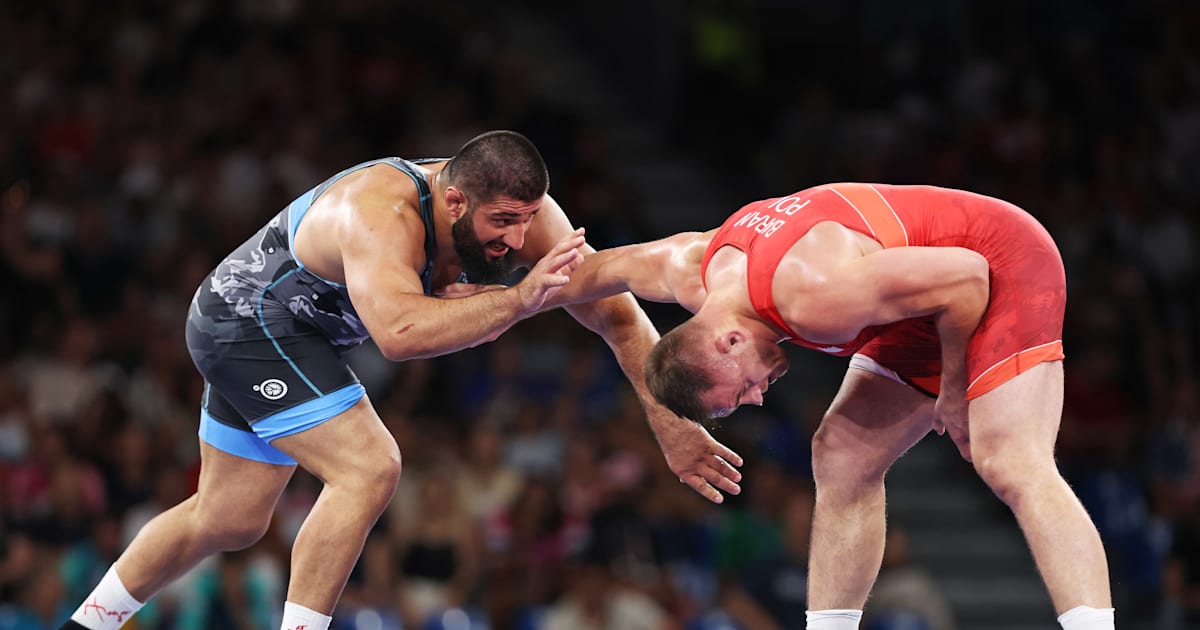 Tappeto A Lotta libera U Giorno 15 Mattina Lotta Giochi Olimpici