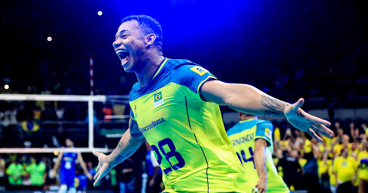 Volleyball Men's Olympic Qualifying Tournament Brazil join USA, Japan