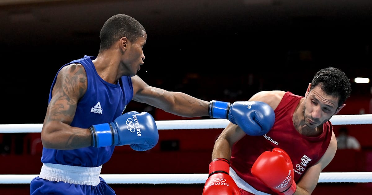 Wessam Salamana, IOC Refugee Olympic Team boxer, bows out in opener