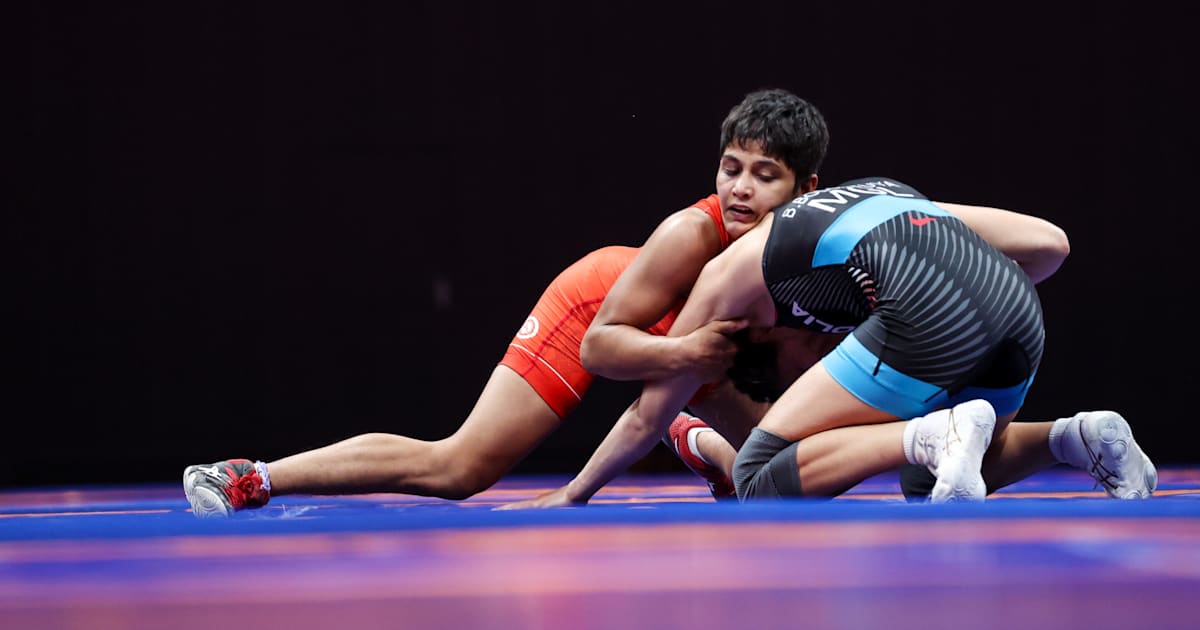Budapest wrestling ranking series 2024 Antim Panghal wins silver