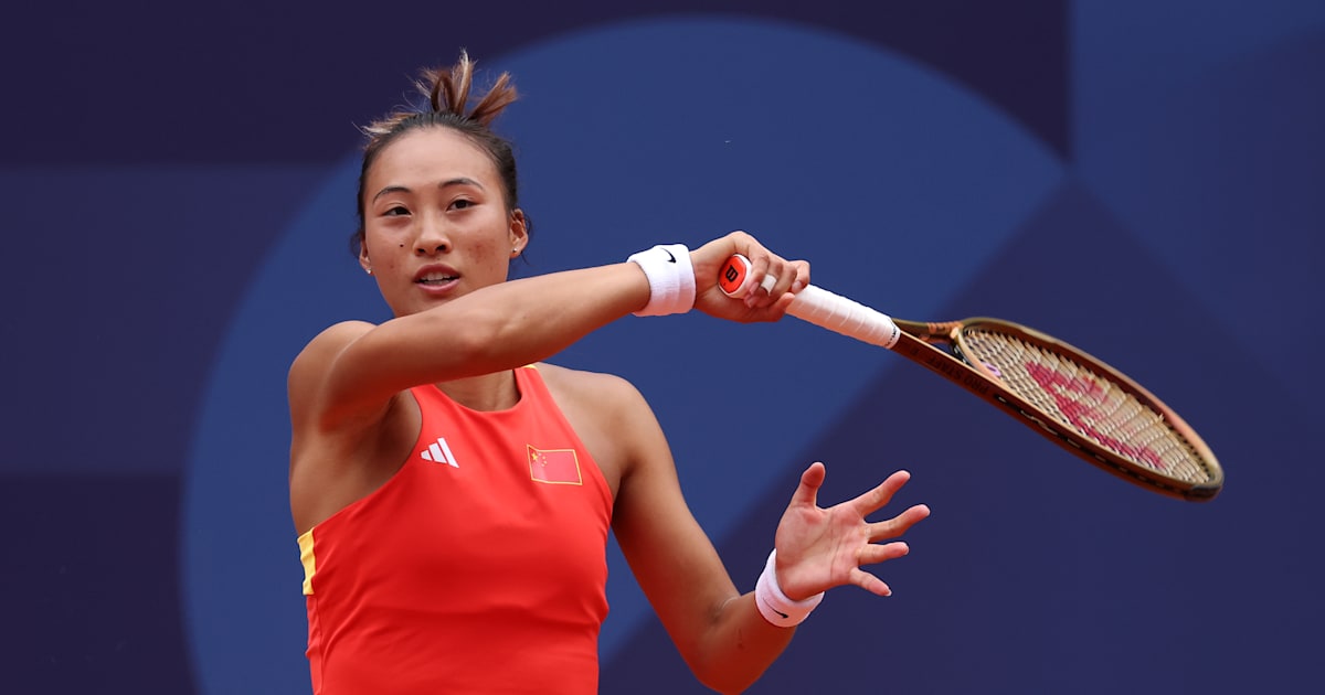 Paris 2024 tennis: Zheng Qinwen of the People’s Republic of China wins gold medal in women’s singles