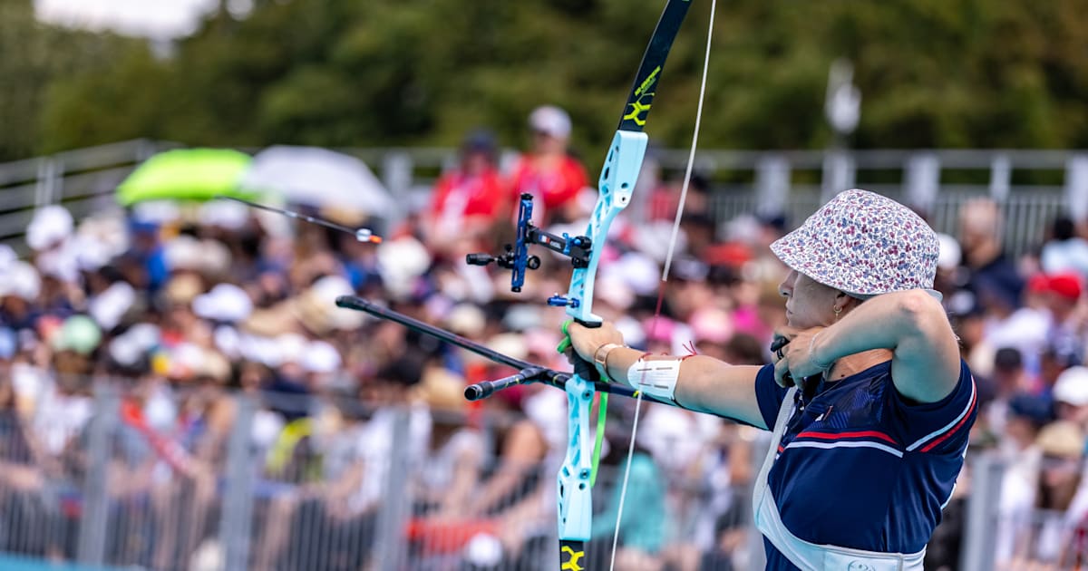 Tir à l’arc Coupe du monde à Yecheon Lisa Barbelin et Baptiste
