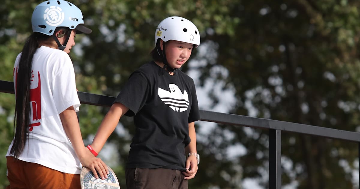 Olympic skateboarding champion Momiji Nishiya back to Rome for Paris