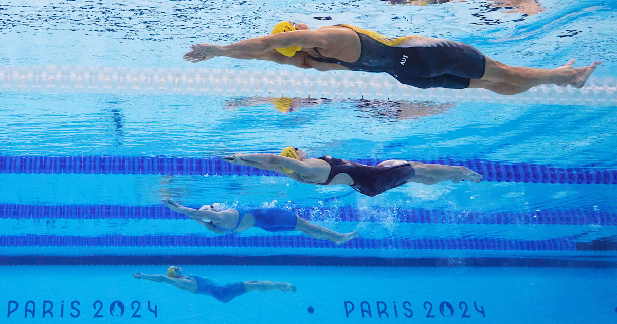 女子100米仰泳半决赛 | 游泳 | 2024年巴黎奥运会
